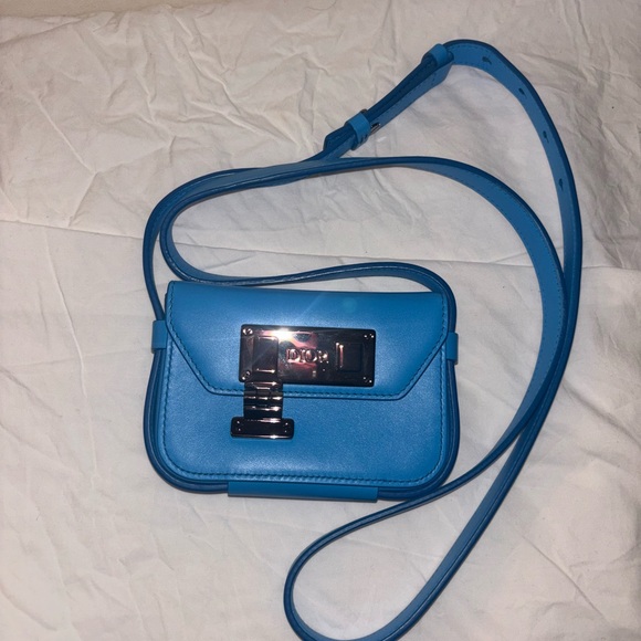 Dior mini lock messenger crossbody bag - Picture 6 of 8